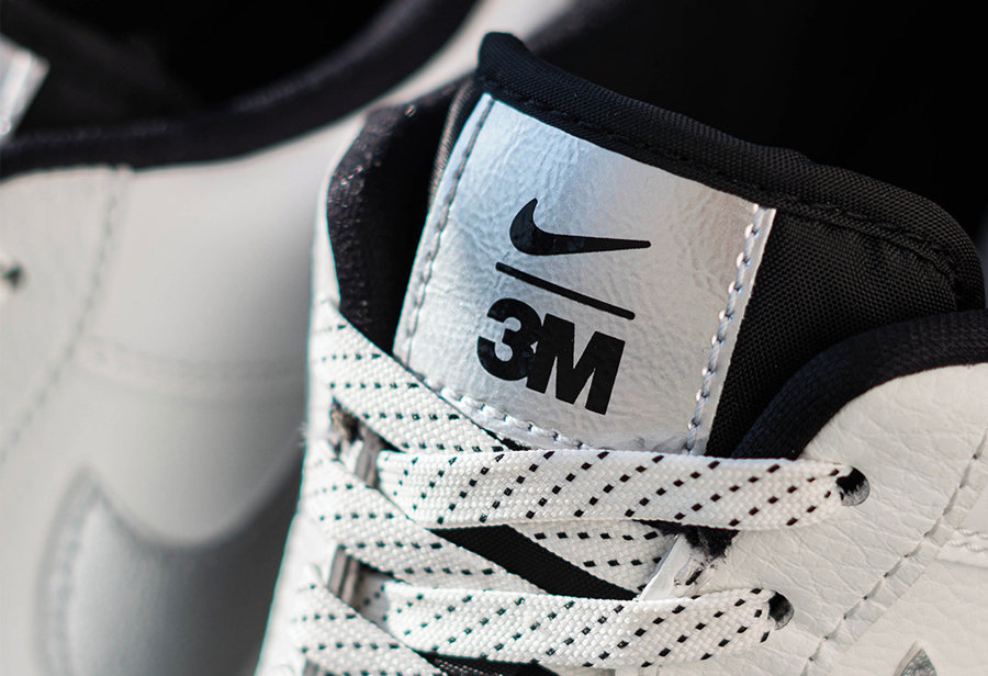 3M,Nike,AF1  硬核 3M x Nike 联名！大面积 3M 材质！鞋带都能反光！