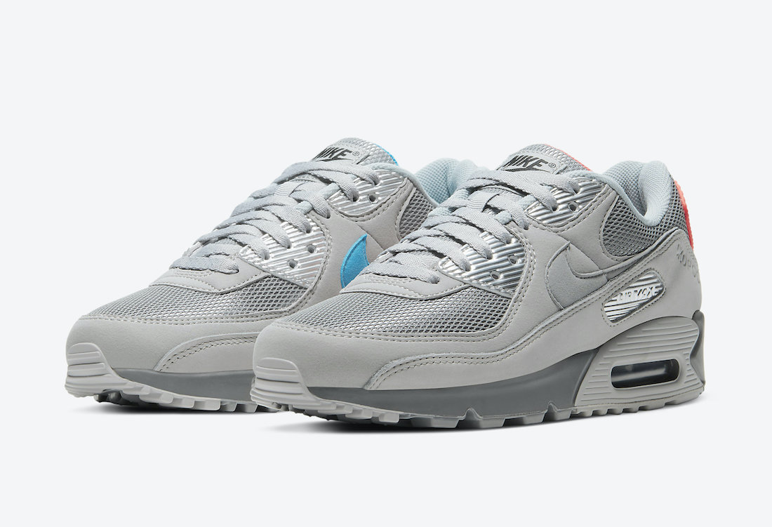 Nike,Air Max 90,Moscow,DC4466-  科技感爆棚！这双鸳鸯 Air Max 90 太帅了！