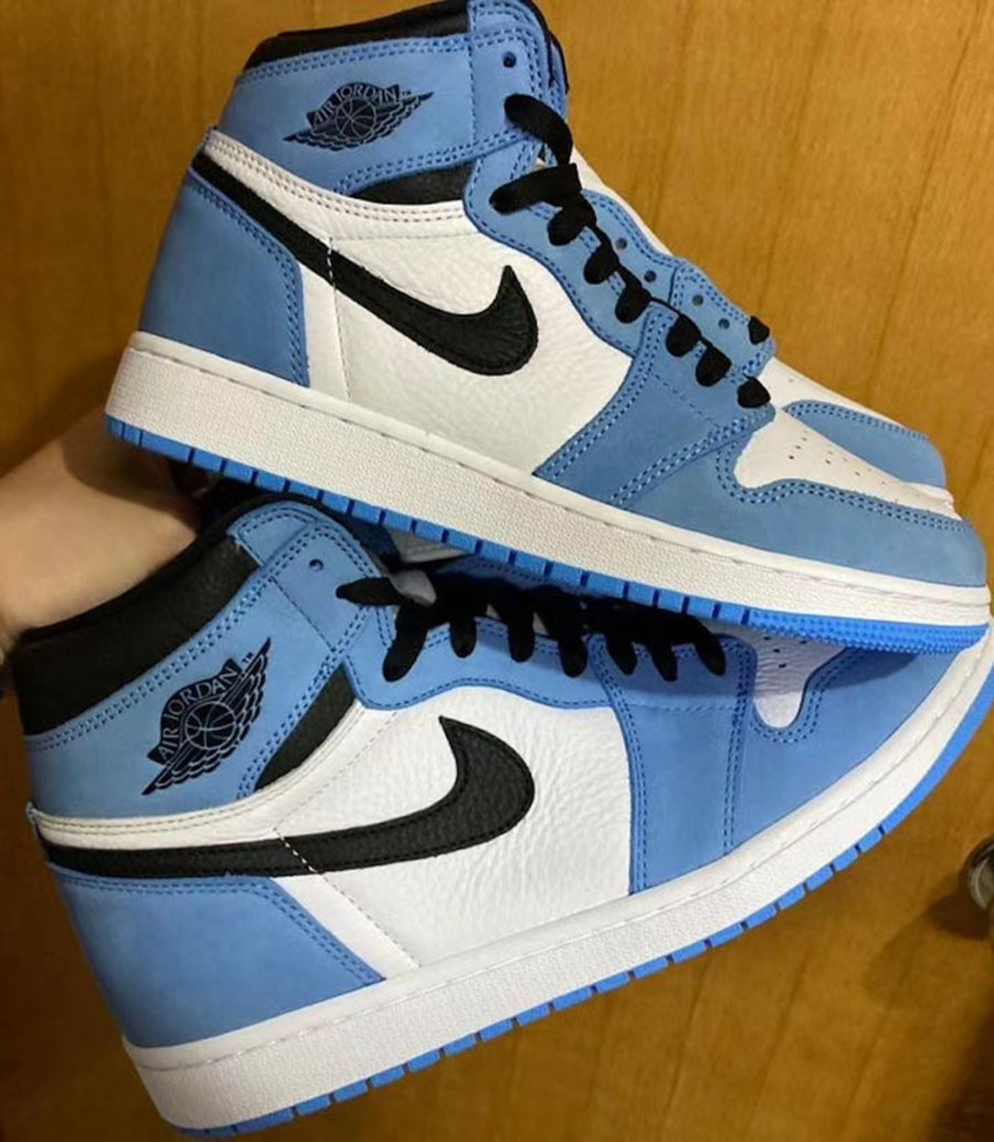 全新白蓝 Air Jordan 1 实物曝光！明年 2 月发售，冲不冲？！ 球鞋资讯