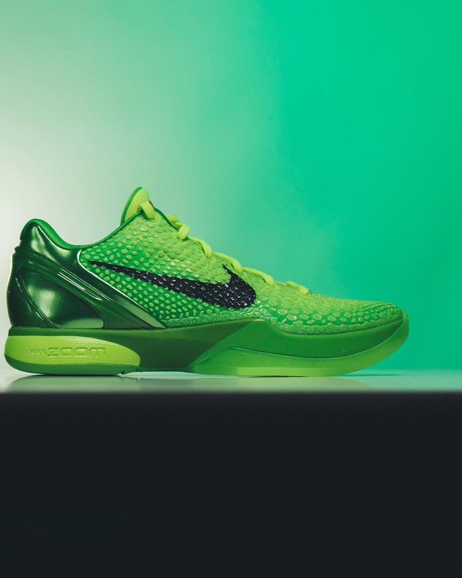 Kobe 6,Nike,发售,ZK6  明年 Kobe 6 即将回归！圣诞配色复刻实物首次曝光！