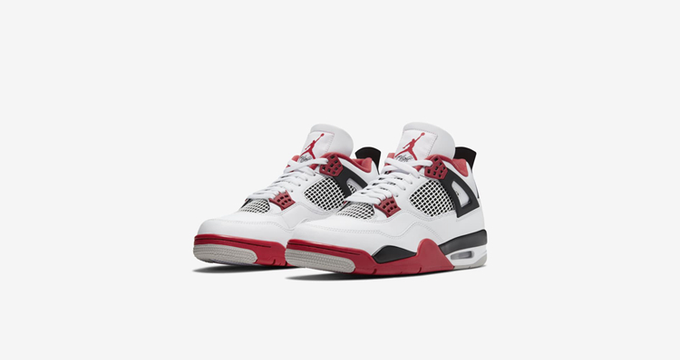 Air Jordan 4 Retro,AJ4  等了 31 年的首次完美复刻！白红 AJ4 官网上架！