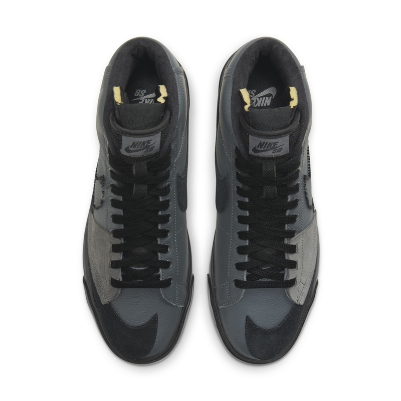 Nike,SB Blazer Mid,Edge  神似 sacai 的双鞋舌设计！全新配色 Nike SB Blazer 官图释出！