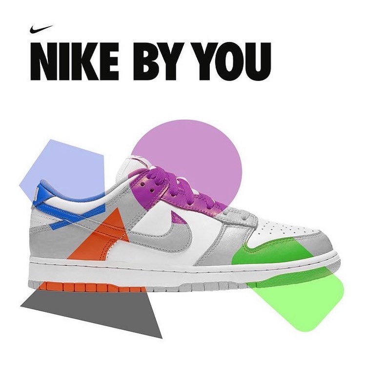 Nike,定制,Dunk,Nike By You  闪电、黑脚趾配色都有！Nike 官方开启 Dunk 定制选项！