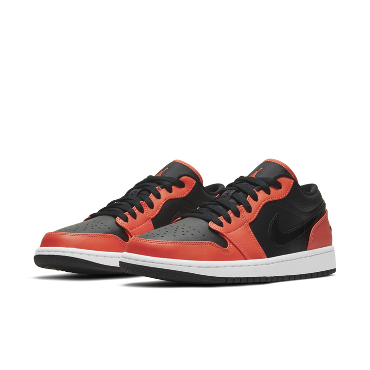 Air Jordan 1 Low,AJ1  亮眼黑橘装扮！全新 Air Jordan 1 Low 首次曝光！