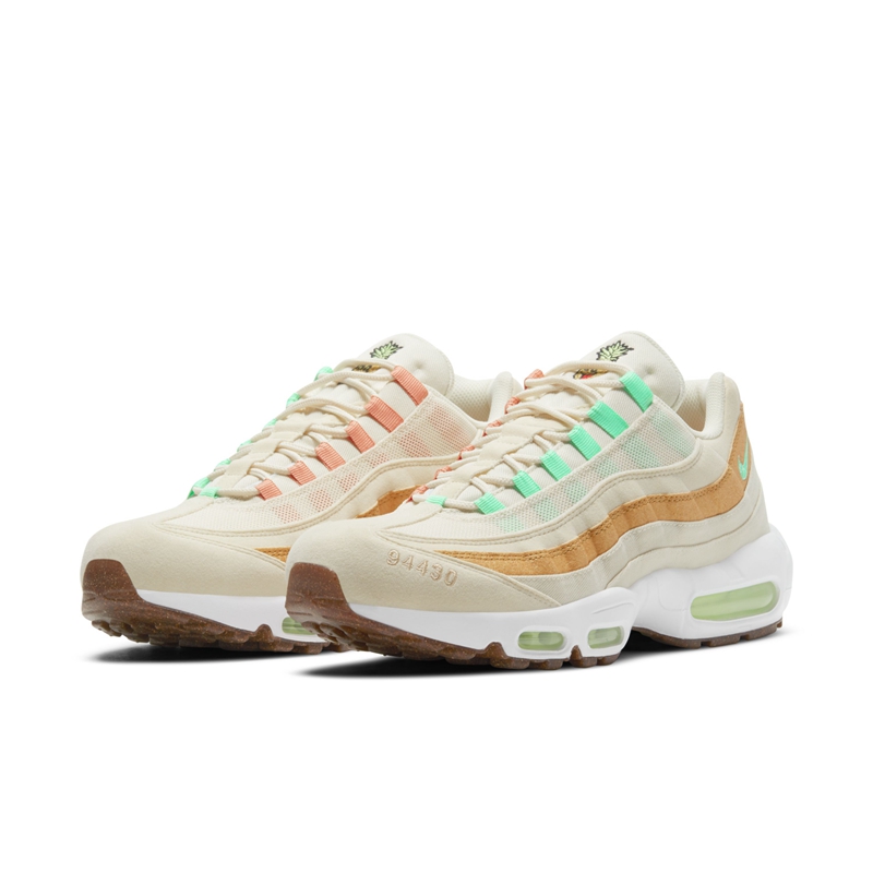 Nike,Air Max 95  可爱菠萝造型质感拉满！全新 Air Max 95 官图曝光！