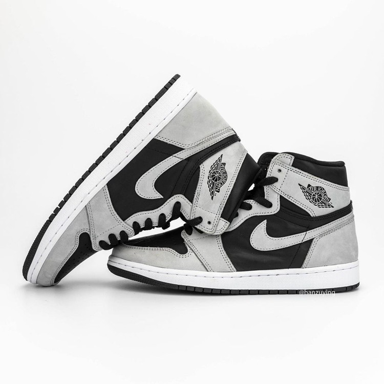 Air Jordan 1 High OG,Shadow 2.  「Shadow 2.0」AJ1 实物曝光！上脚真香了！