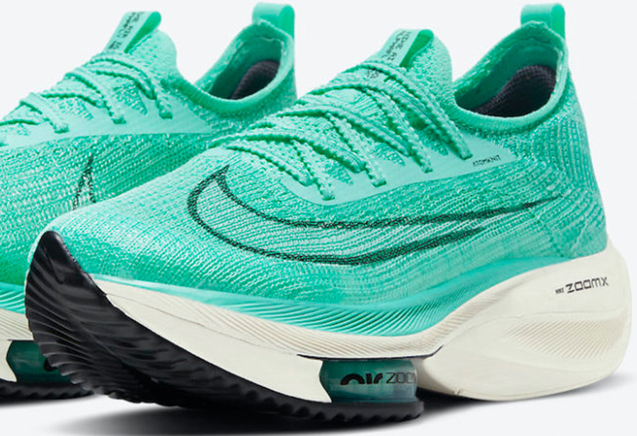 Nike Air Zoom Alphafly NEXT％,N  清爽薄荷绿装扮！全新 Nike「最强跑鞋」即将发售！