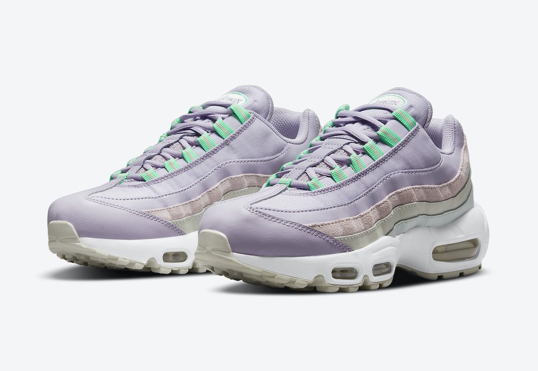 Air Max 95,Nike,CZ1642-500  淡雅紫色装扮！复活节主题 Air Max 95 即将发售！