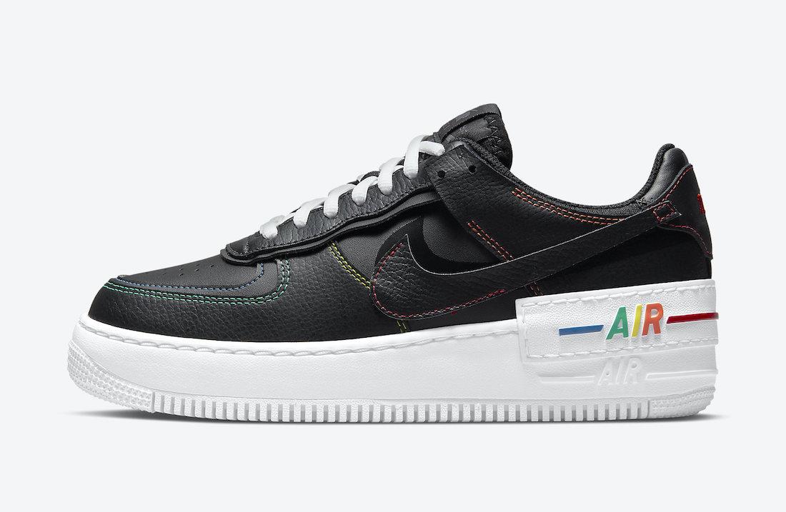 Nike,AF1,Air Force 1,发售,DJ5998   五彩斑斓的黑！全新 Air Force 1 即将登场！