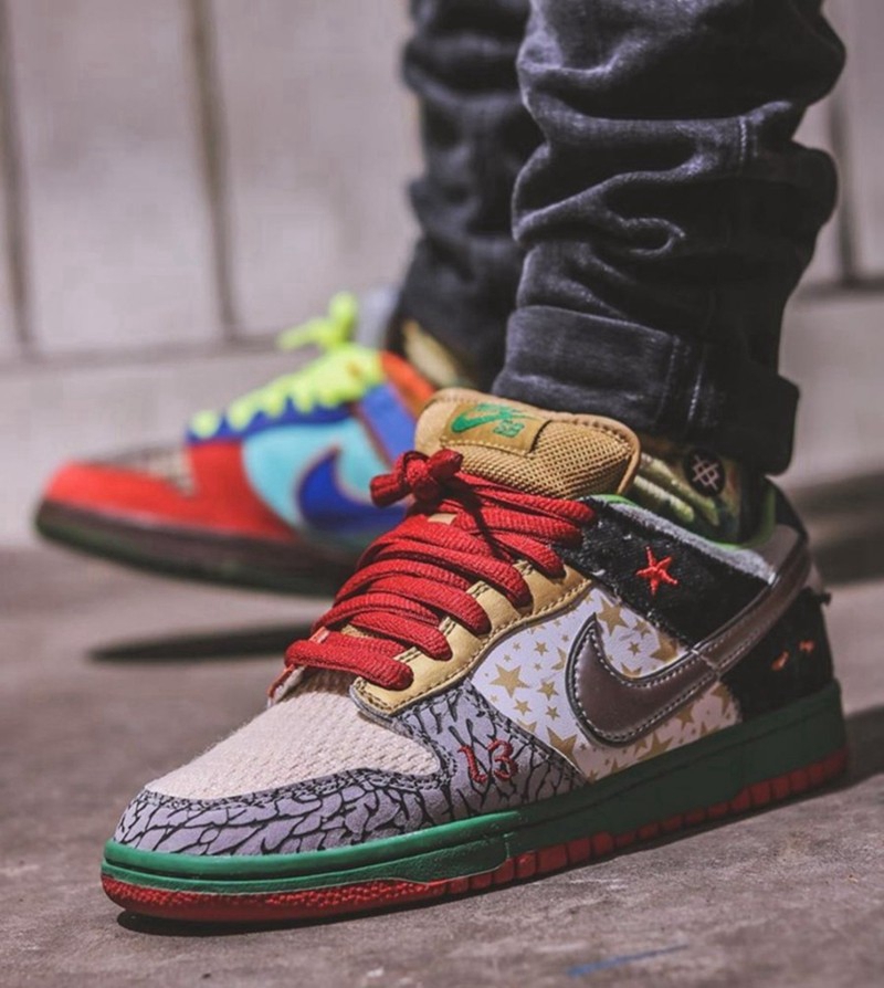 Nike,SB Dunk Low,What The P-Ro  细节多到数不清！全新「What The」Dunk SB 看着就贵！
