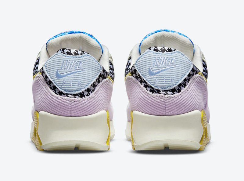 nike,air max 90,dm8075-100  炫彩鞋身   多材质拼接!