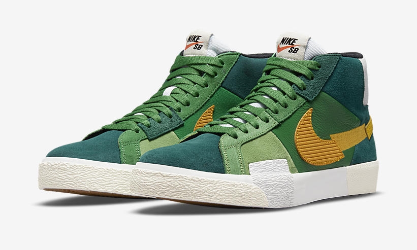 Nike,Blazer Mid,DA8854-300  断勾设计！全新配色 Blazer Mid 官图曝光！