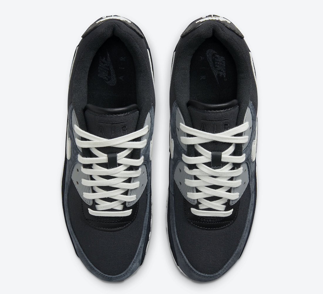 百搭黑白配色多种皮质覆盖airmax90全新配色官图曝光