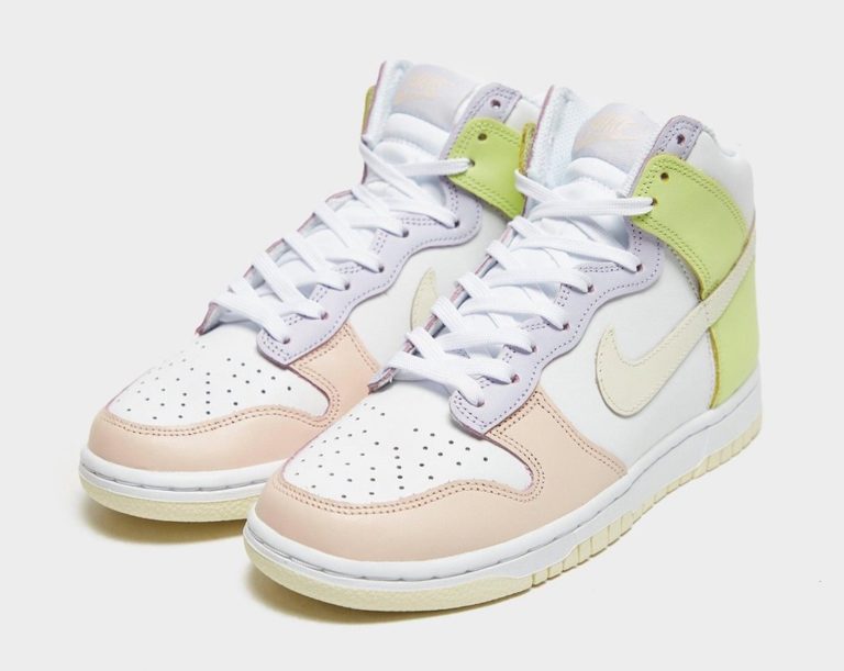 Nike,Dunk High,DD1869-108,Lemo  小清新色彩拼接！全新 Nike Dunk Hi 官图曝光！