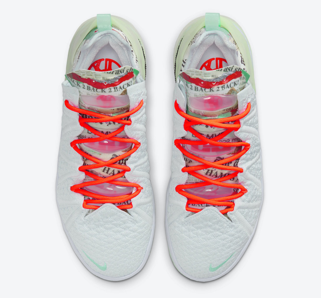 Nike,LeBron 18,CQ9283-401  清新湖水绿！全新配色 LeBron 18 官图曝光！