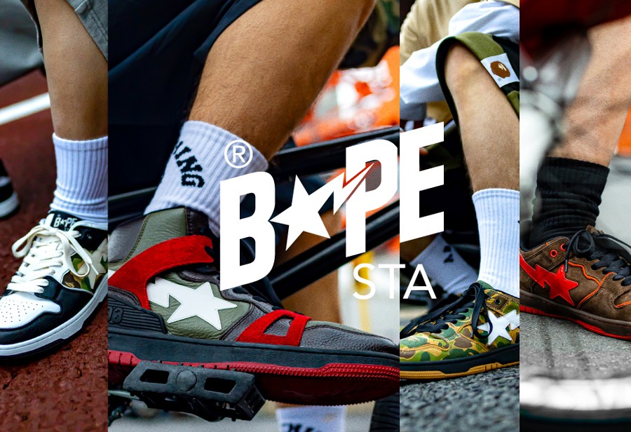 BAPE,BAPE STA™  一款比一款帅！BAPE STA 新鞋型今早刚刚发售！