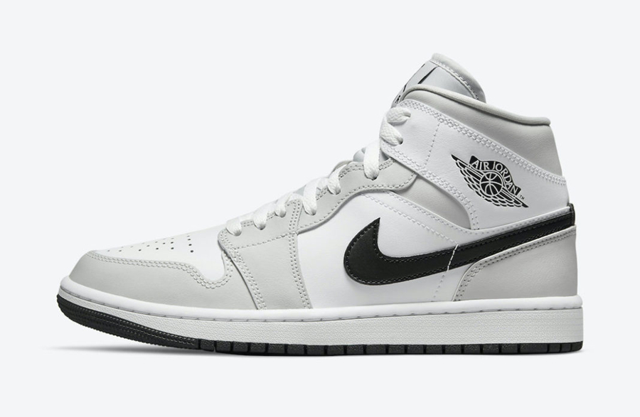 Nike,Air Jordan 1 Mid,BQ6472-0  颜值担当！全新 Air Jordan 1 Mid「烟灰色」即将亮相！