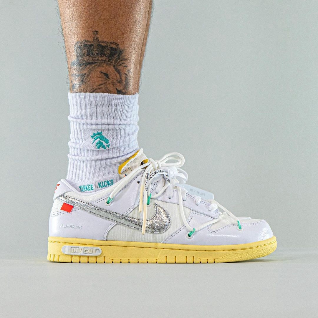 OFF-WHITE,Nike,Dunk Low,The 50  坐等突袭！「Vibe 风」OW x Dunk 最新上脚图曝光！