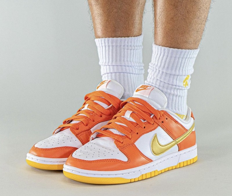 Nike,Dunk Low,Golden Orange  「金钩雪城」Dunk Low 上脚曝光！传闻即将发售！