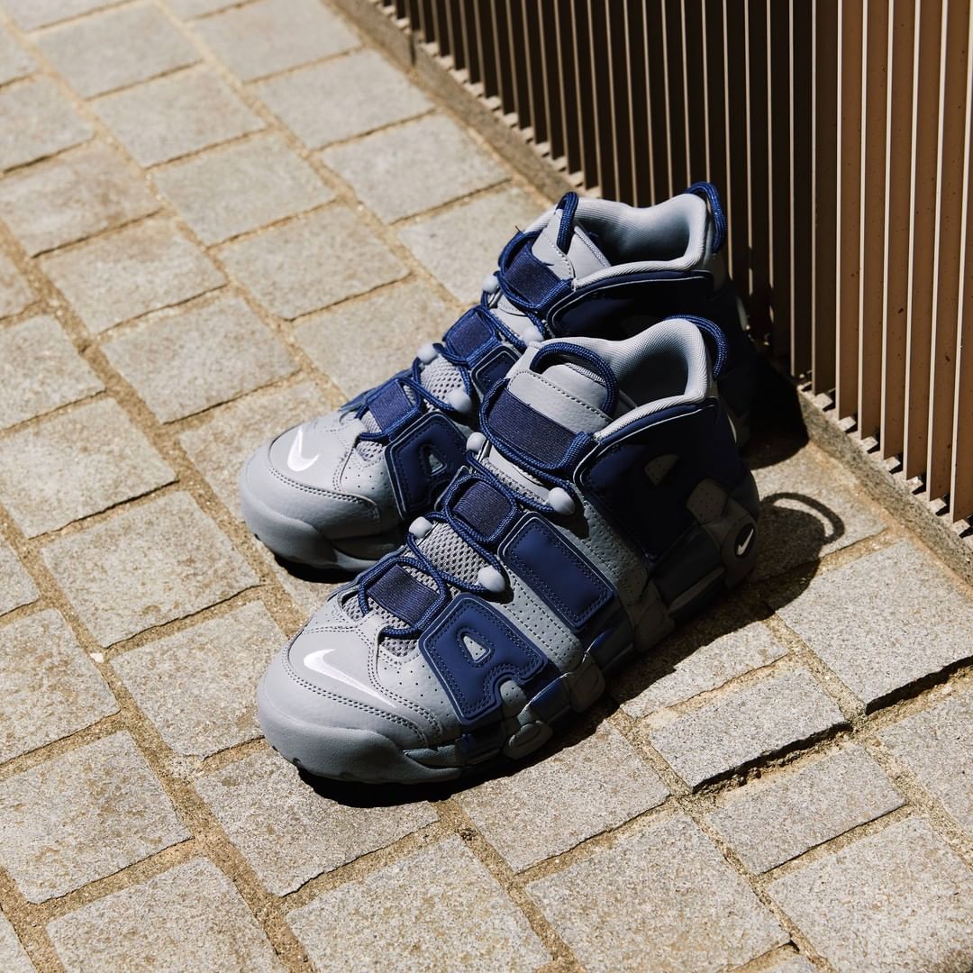 Nike,Air More Uptempo,921948-0  经典蓝色装扮！全新 Nike「大AIR」实物图释出！