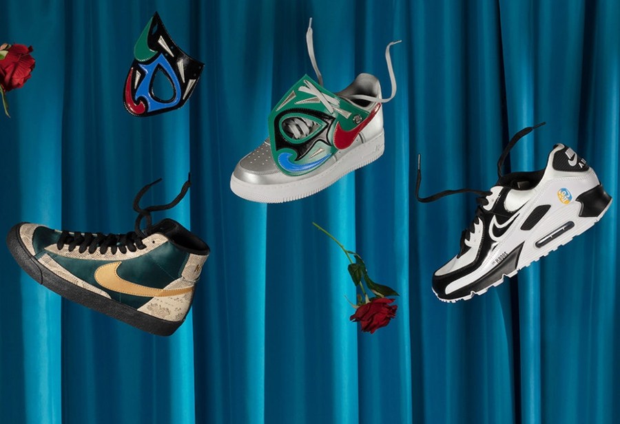 Nike,Air Force 1,Blazer Mid,Ai  一口气出三双！全新 Nike 摔角面具主题球鞋即将发售！