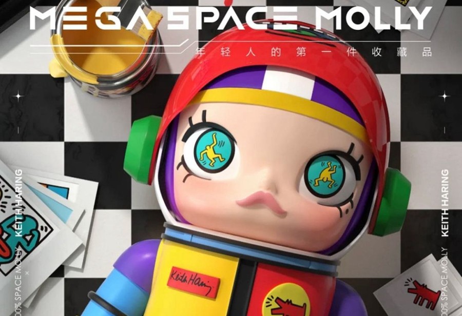 注文  HARING KEITH × MOLLY SPACE 1000% MEGA キャラクターグッズ
