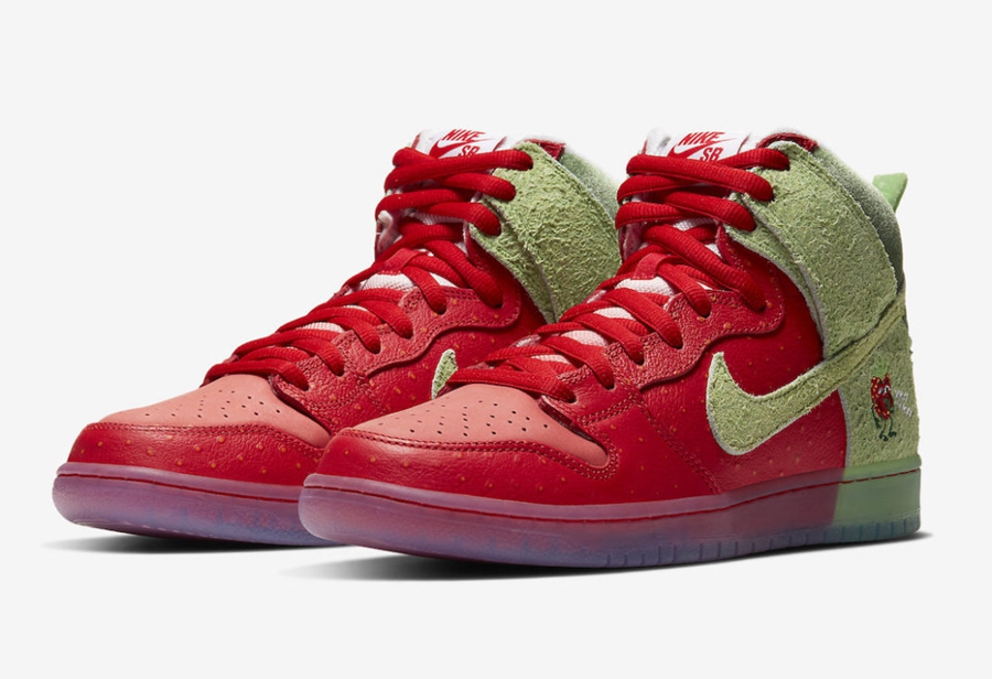 Nike,SB Dunk High,Strawberry C  Dunk SB「咳嗽草莓」要发售了！网友：时隔一年终于露面了！