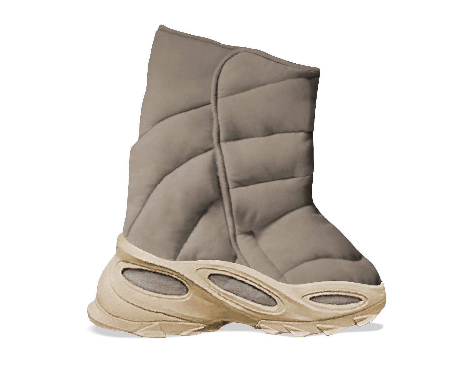 adidas,Yeezy NSTLD Boot,Khaki   Yeezy 最潮「绝缘靴」即将发售！网友：去南极穿？！