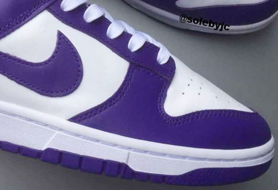 Nike,Dunk Low,Court Purple  「恶人紫」又来了！白紫 Dunk Low 实物曝光！