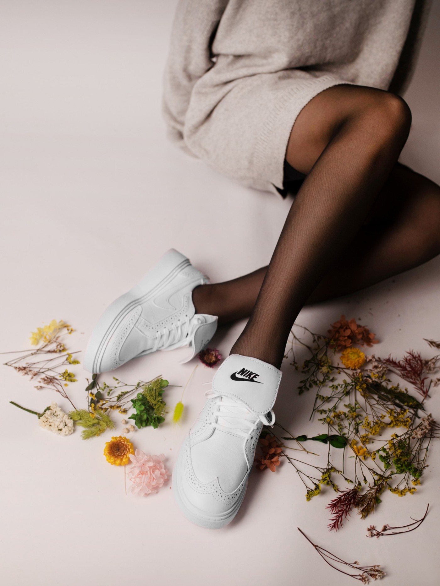 nike,peaceminusone,kwondo 1,上脚  权志龙 x nike 搭黑丝 yyds!