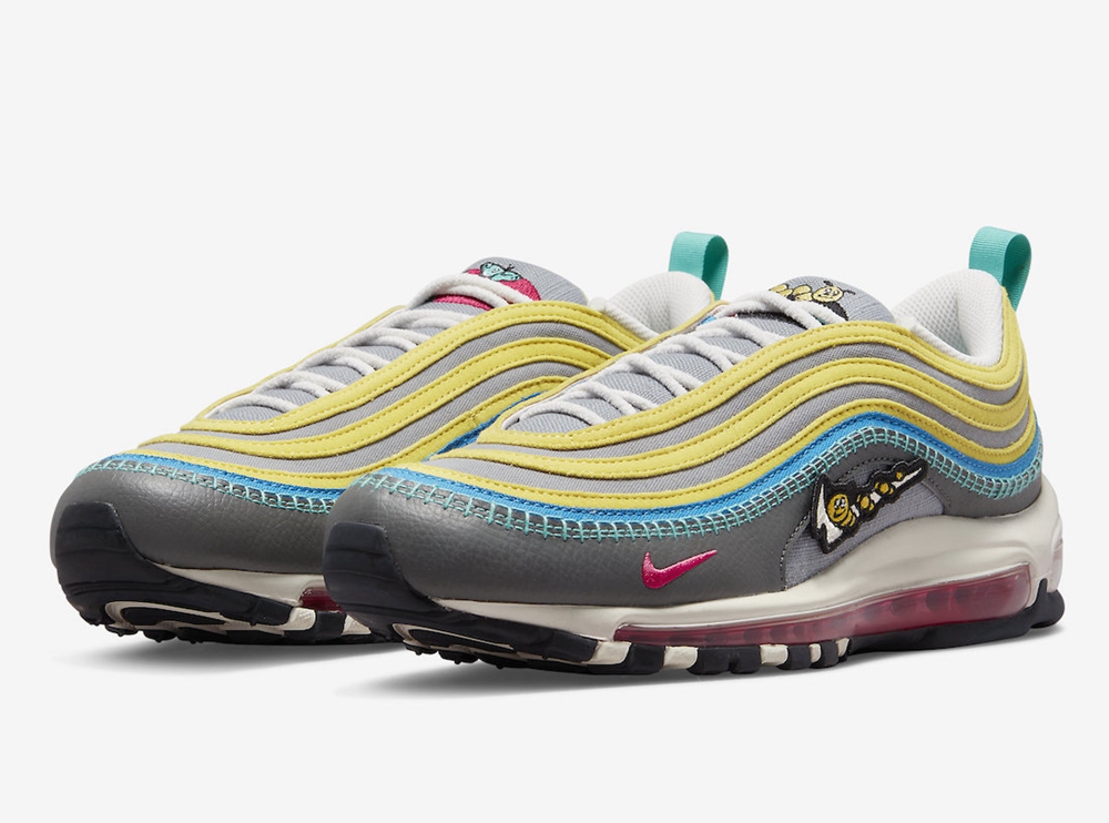 Nike,Air Max 97,DH4759-001  可爱卡通主题！全新配色 Air Max 97 官图曝光！