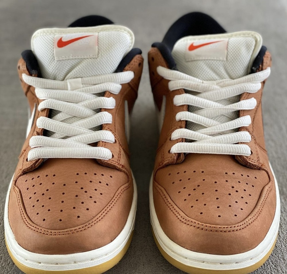 Nike,SB Dunk Low,Dark Russet,D  Nike 把篮球做成鞋了！？新配色 SB Dunk Low 实物曝光！