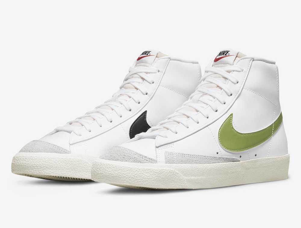 Nike,BQ6806-117,BQ6806-116,Bla  难得一见的双色 Swoosh  ！两双全新配色 Blazer Mid 官图曝光 ！