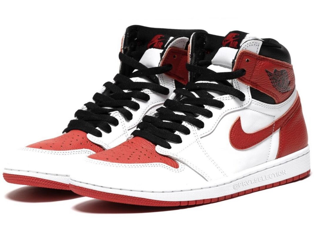 Nike,Air Jordan 1,Heritage,555  「闪电倒钩」既视感！全新 AJ1 实物图曝光！