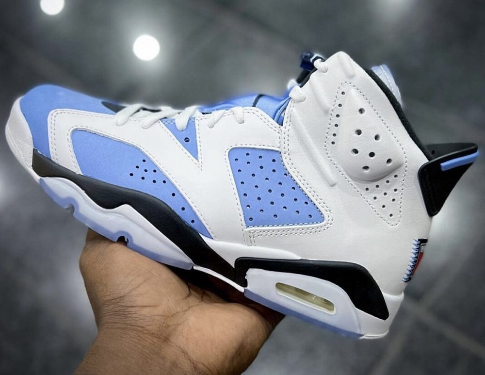 Nike,Air  Jordan 6,UNC,CT8529-  还有两个月正式发售！北卡蓝 AJ6 最新实物图曝光！