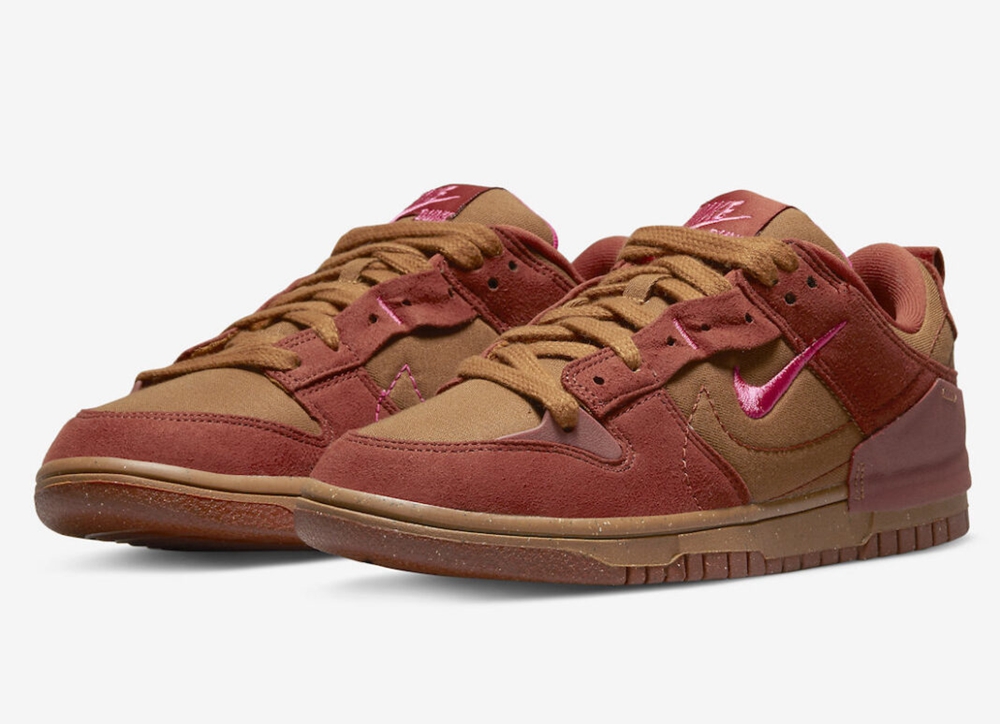 Nike,Dunk Low,Desert Bronze,DH  大地色系搭配解构风格！全新「垃圾鞋」Dunk Low 官图曝光！