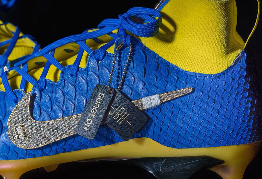 Nike,Odell Beckham Jr,OBJ  满钻 Swoosh 加持！超级碗历史最贵球鞋是他这双！