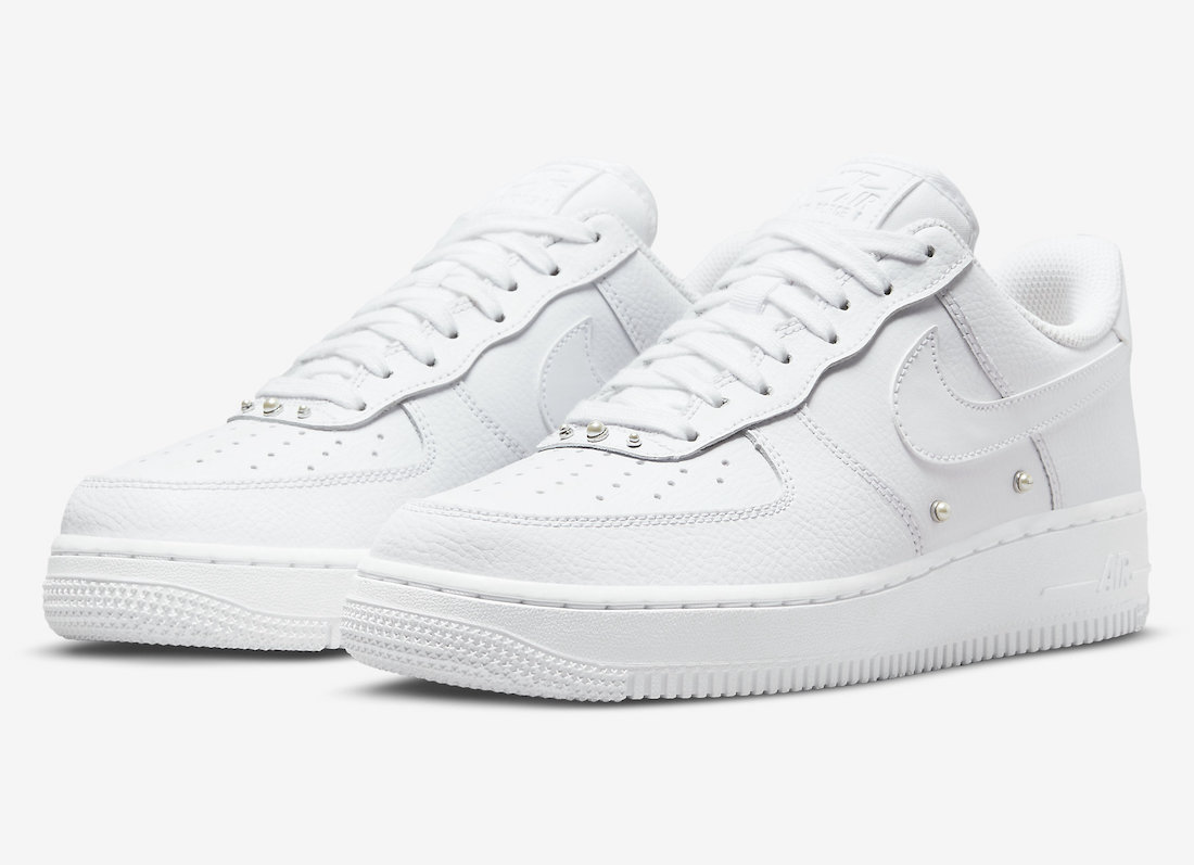 发售,Nike Air Force 1,AF1,DQ0231  极简纯白空军！全新珍珠 AF1 官图曝出！