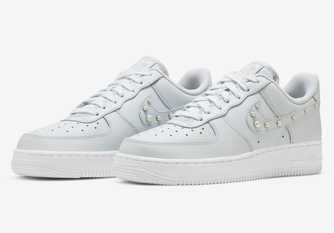 Nike,Air Force 1,Pearl Swoosh,  仙气满满！全新「珍珠」AF1 你觉得好看吗？