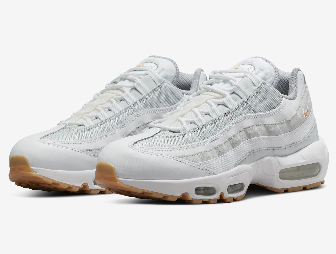 Nike,Air Max 95,DM0011-100,Pur  干净素雅灰白渐变！全新 Air Max 95 官图曝光！