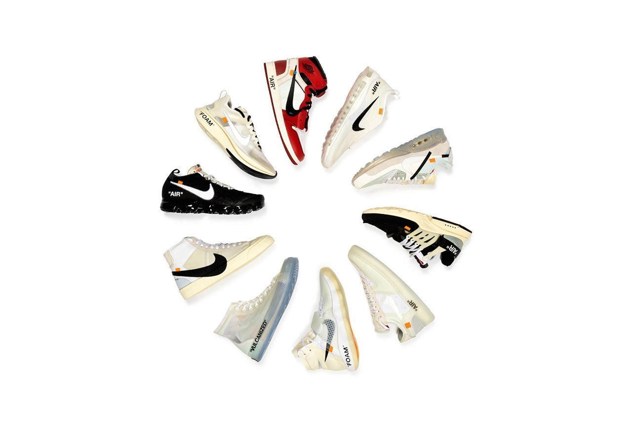整套,OFF-WHITE,Nike,「,The,Ten,」,  整套 OFF-WHITE x Nike「The Ten」现身拍卖会！你猜值多少钱？