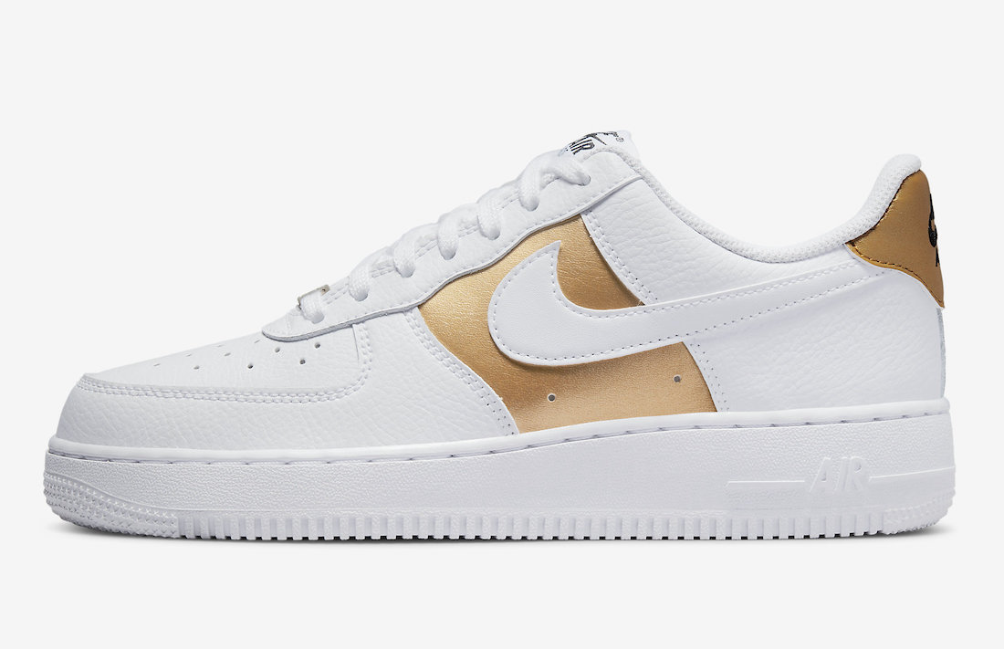 Nike,Air Force 1,White Bronze,  「金属」点缀小白鞋！全新「白铜」AF1 官图曝光！