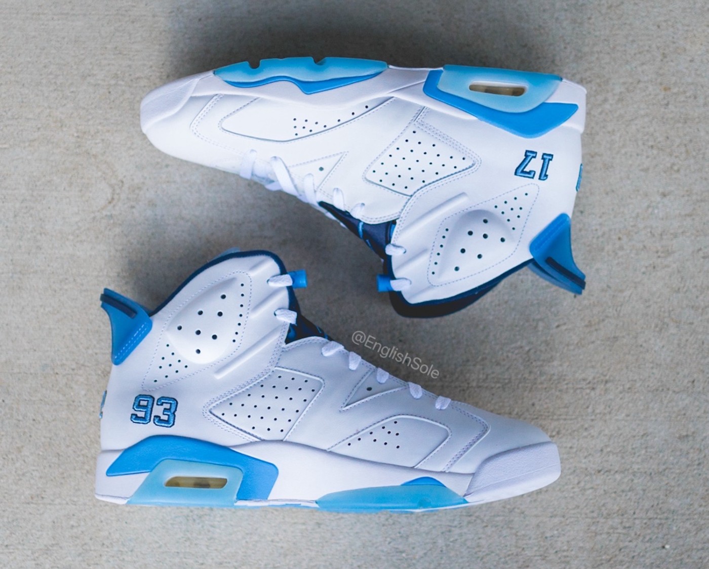 UNC Championship PE,Air Jordan  AJ6 北卡冠军 PE 实物曝光！能入手的都是大神！