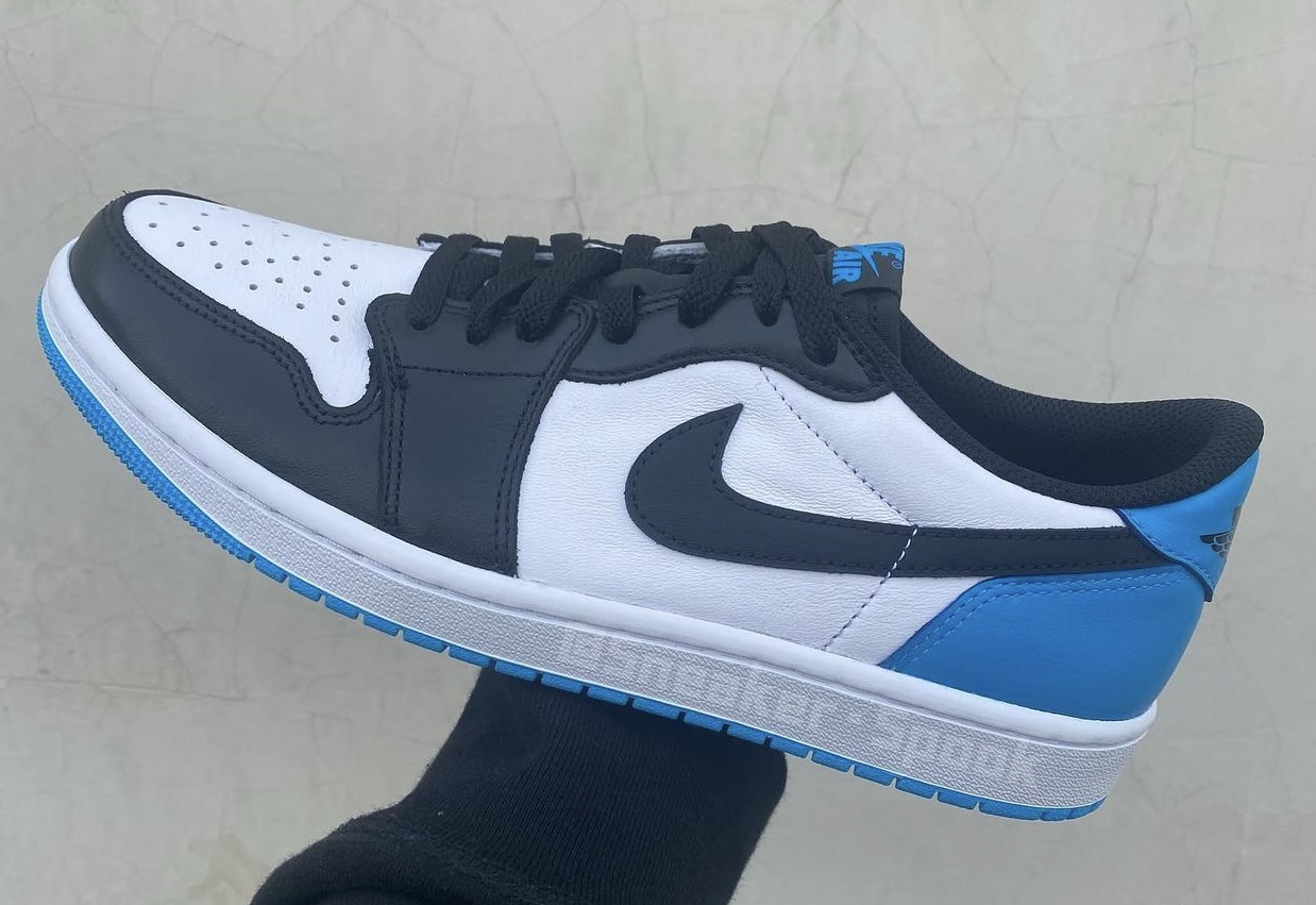 AJ1,Air Jordan 1 Low,UNC,CZ079  北卡 + 黑脚趾！AJ1 新配色实物首次曝光！