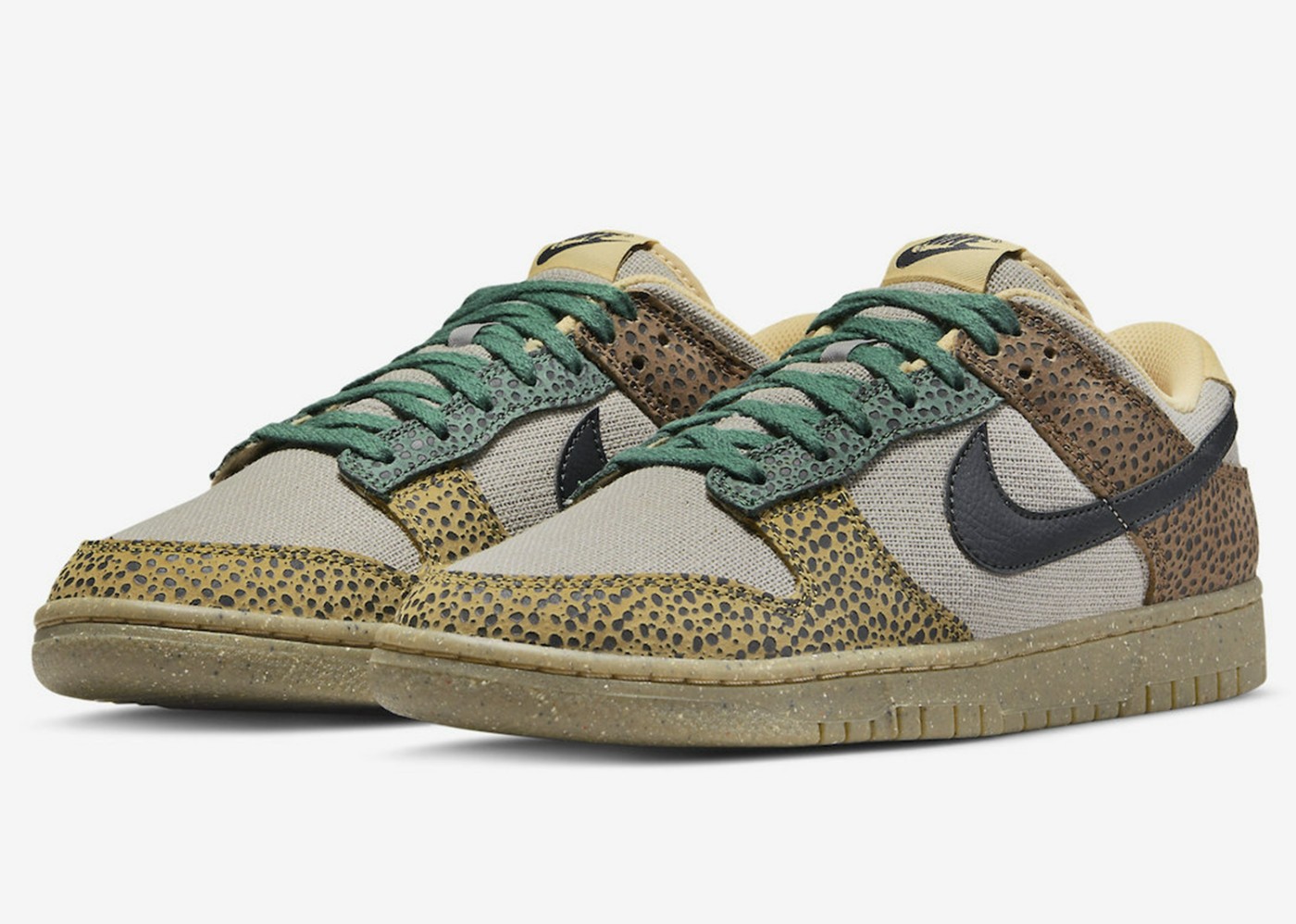 Nike,Dunk Low,Safari,DX2654-20  「石斑纹」Dunk Low 官图曝光！材质相当特别！