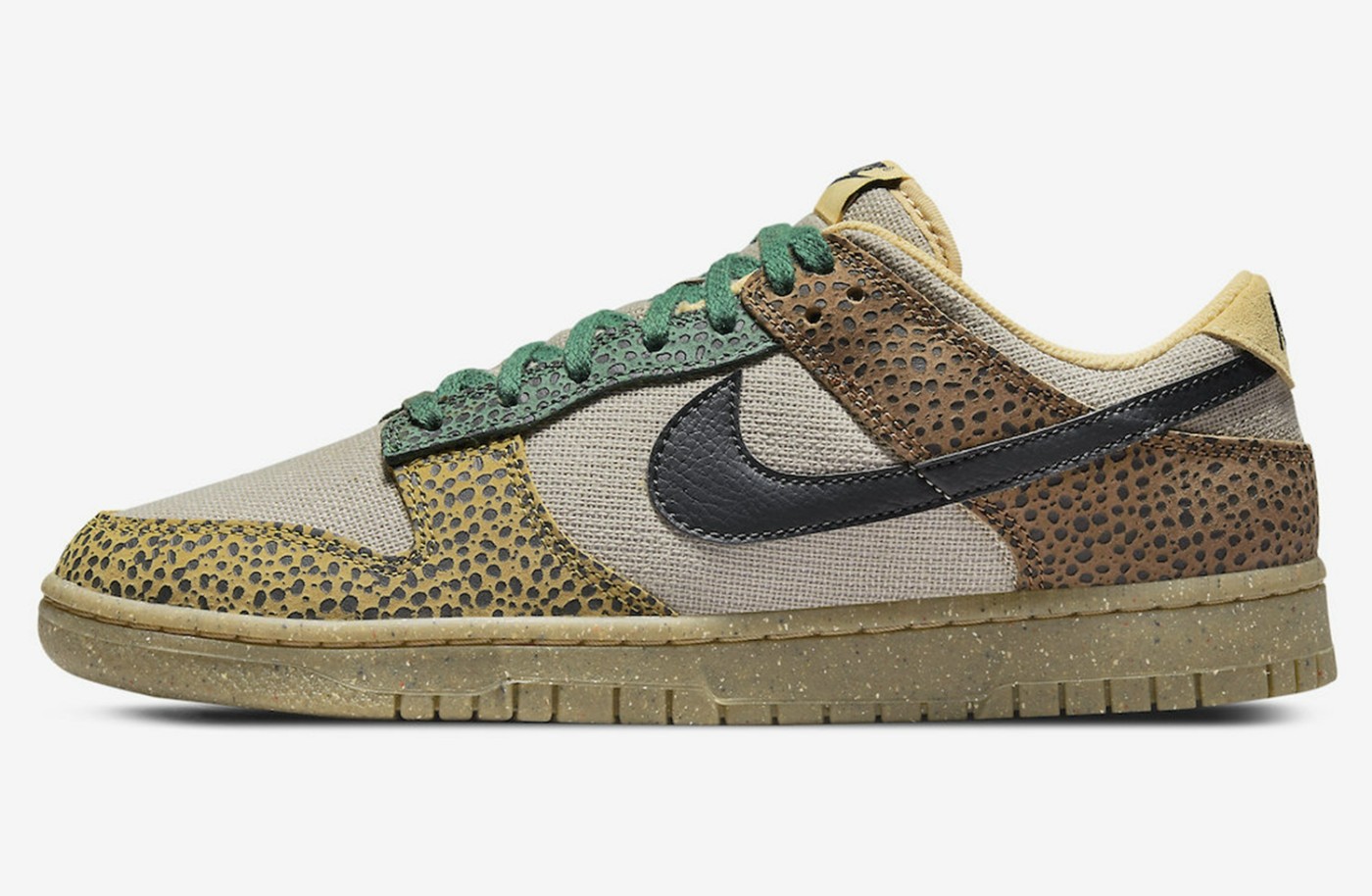 Nike,Dunk Low,Safari,DX2654-20  「石斑纹」Dunk Low 官图曝光！材质相当特别！