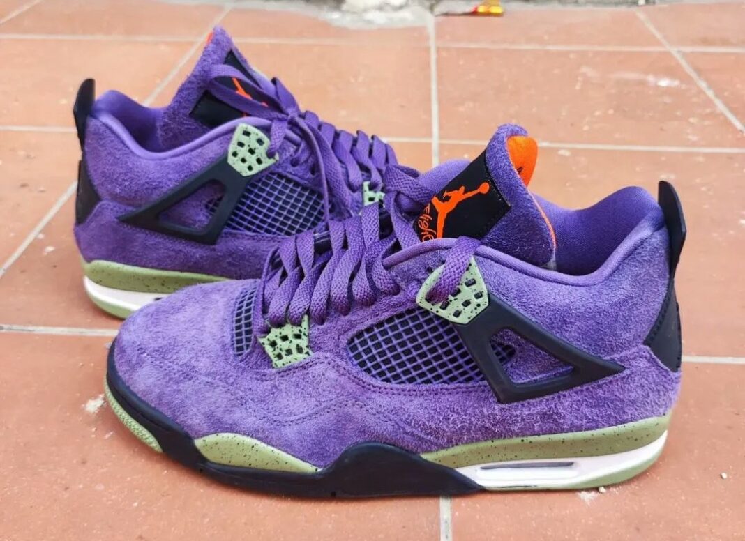 Air Jordan 4 WMNS,Canyon Purpl  「初号机」AJ4 发售信息泄露！实物质感太绝了！