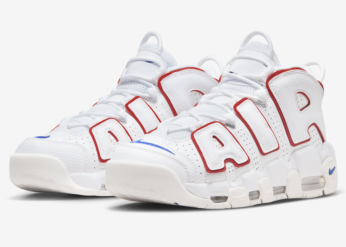 Nike,Air More Uptempo,USA Hoop  骚气红蓝装扮！新配色「大 AIR」官图曝光！