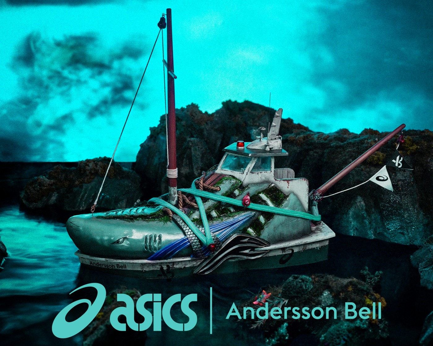 Andersson Bell,ASICS  大白鲨、蝙蝠侠都来了！这样的联名鞋真少见！