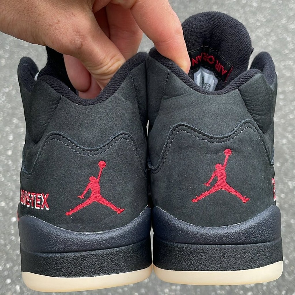 air jordan 5,gore-tex,off-noir  「小 supreme」aj5 实物曝光!